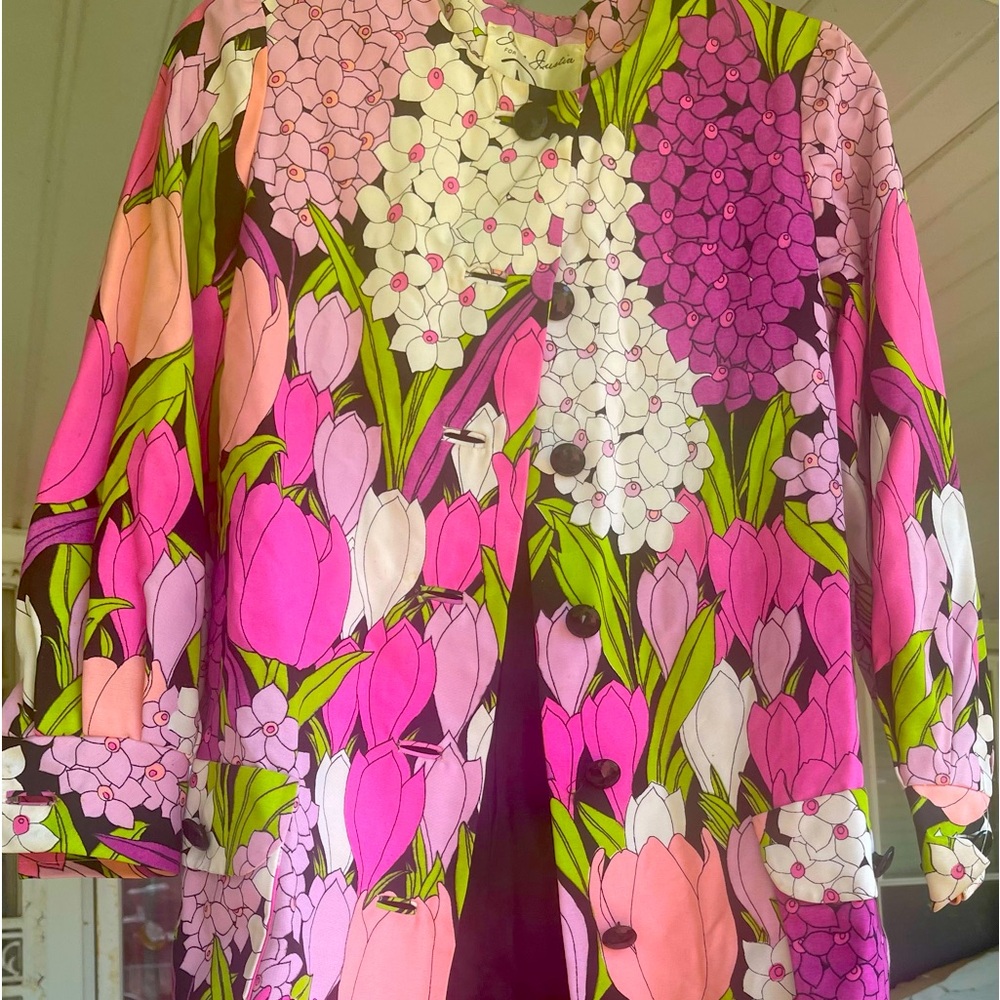 Vintage Jane Justin for Don Sophisticates  1960’s designer women’s coat.